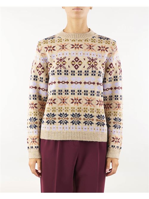 Wool and alpaca jacquard sweater Max Mara Weekend MAX MARA WEEKEND | Sweater | PARIDE3